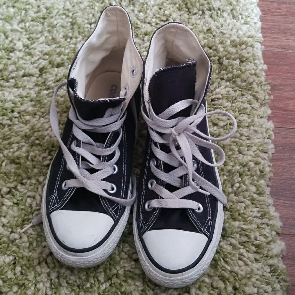 Black Converse Hightops